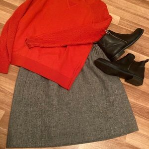 J Crew skirt with elastic waist